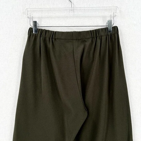 ARITZIA BABATON Dexter Pants Womens Medium Green High rise Pull On Triacetate - Picture 4 of 16
